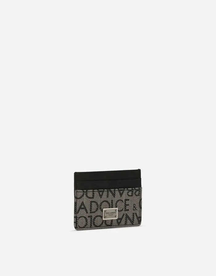 Dolce and Gabbana Wallets And Small Leather Goods Men Jacquard Card Holder Multicolor Dolce and Gabbana Wallets And Small Leather Goods Men Jacquard Card Holder Multicolor