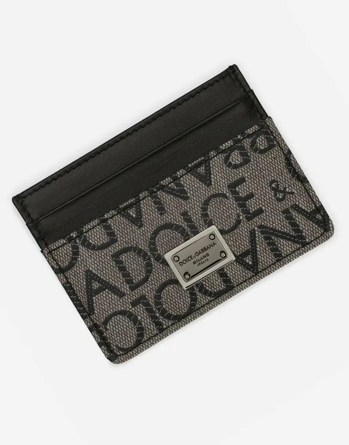 Dolce and Gabbana Wallets And Small Leather Goods Men Jacquard Card Holder Multicolor Dolce and Gabbana Wallets And Small Leather Goods Men Jacquard Card Holder Multicolor