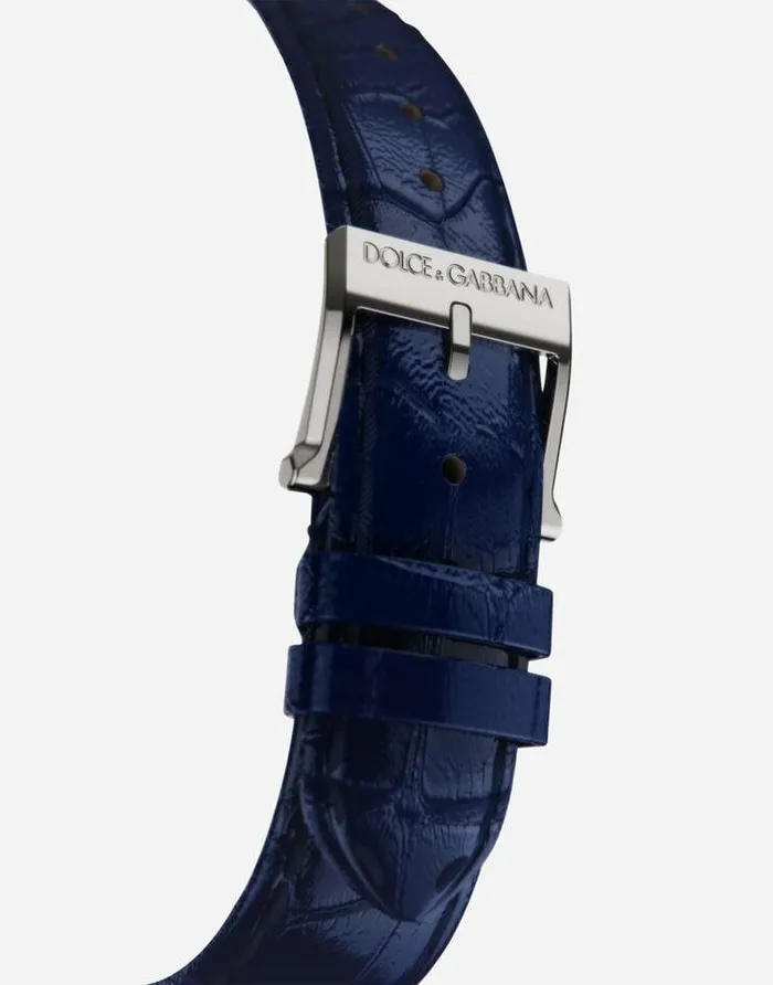 Dolce and Gabbana WatchesandStraps Women DG7 Watch In Steel With Lapis Lazuli And Diamonds Blue Dolce and Gabbana WatchesandStraps Women DG7 Watch In Steel With Lapis Lazuli And Diamonds Blue