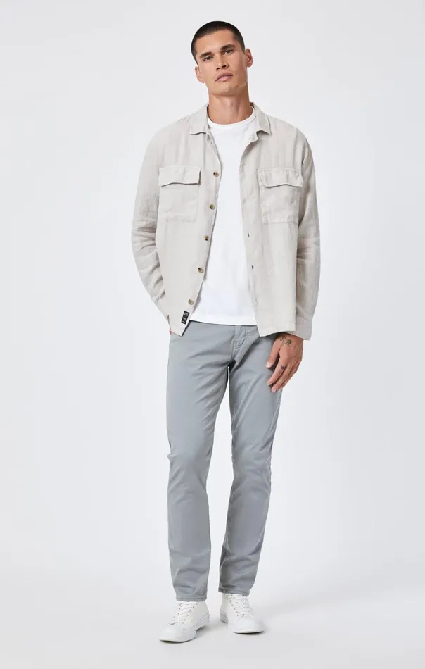Double Pocket ButtonUp Shirt In Moonstruck Men Mavi Jeans Jackets Double Pocket ButtonUp Shirt In Moonstruck Men Mavi Jeans Jackets
