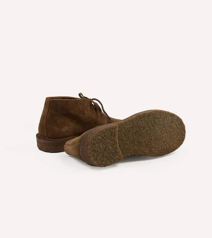 Drake039s Crosby MocToe Chukka Boot Tobacco Suede 8211 Footwear