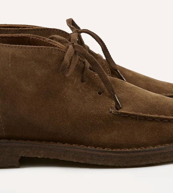 Drake039s Crosby MocToe Chukka Boot Tobacco Suede 8211 Footwear