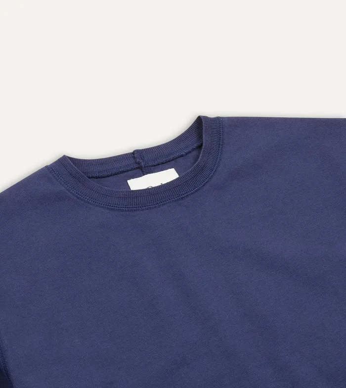 Drake039s Dark Indigo Cotton LongSleeve Hiking TShirt 8211 Clothing