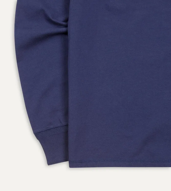 Drake039s Dark Indigo Cotton LongSleeve Hiking TShirt 8211 Clothing