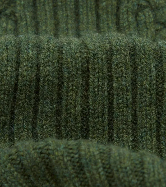Drake039s Green Lambswool Ribbed Knit Cap 8211 Accessories