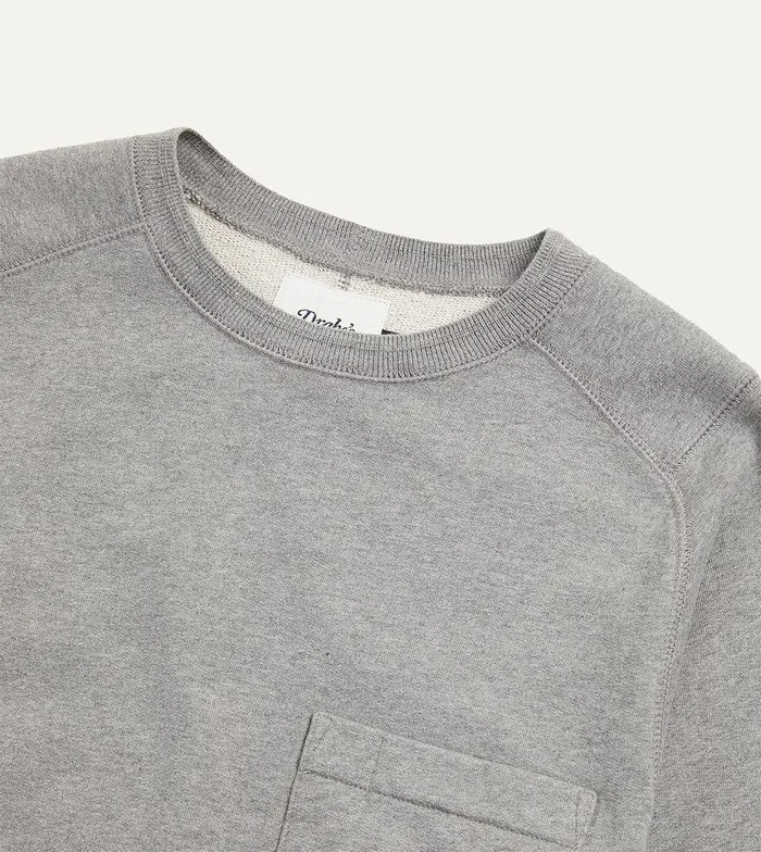 Drake039s Grey Cotton LongSleeve Hiking Sweatshirt 8211 Clothing