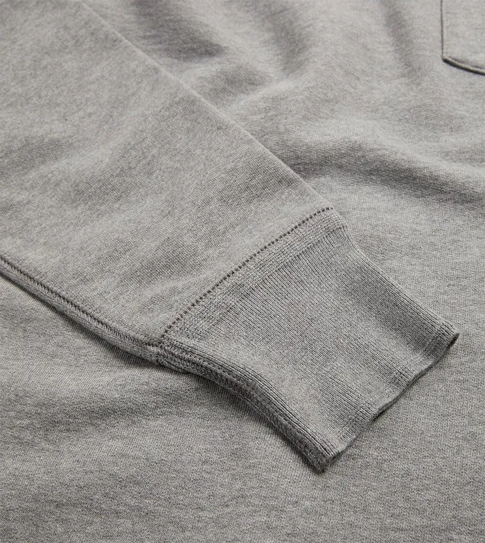 Drake039s Grey Cotton LongSleeve Hiking Sweatshirt 8211 Clothing