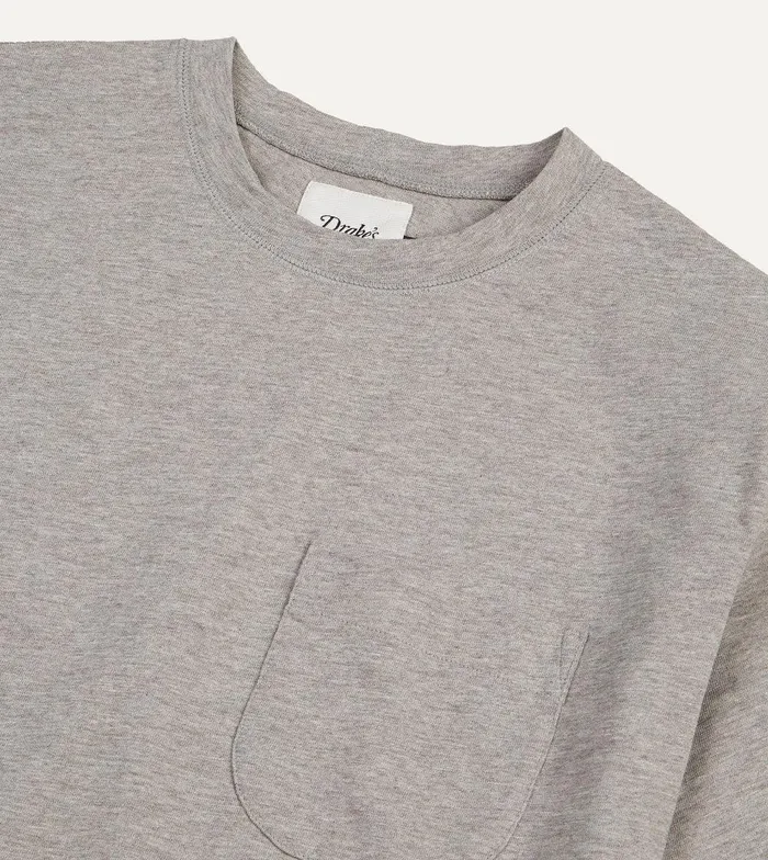 Drake039s Grey Flam Cotton Crew Neck Hiking TShirt 8211 Clothing