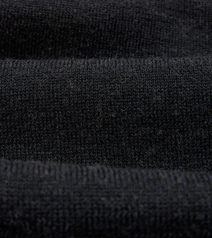 Drake039s Navy And Ecru Merino Wool Knitted Rugby Shirt 8211 ClothingShirts