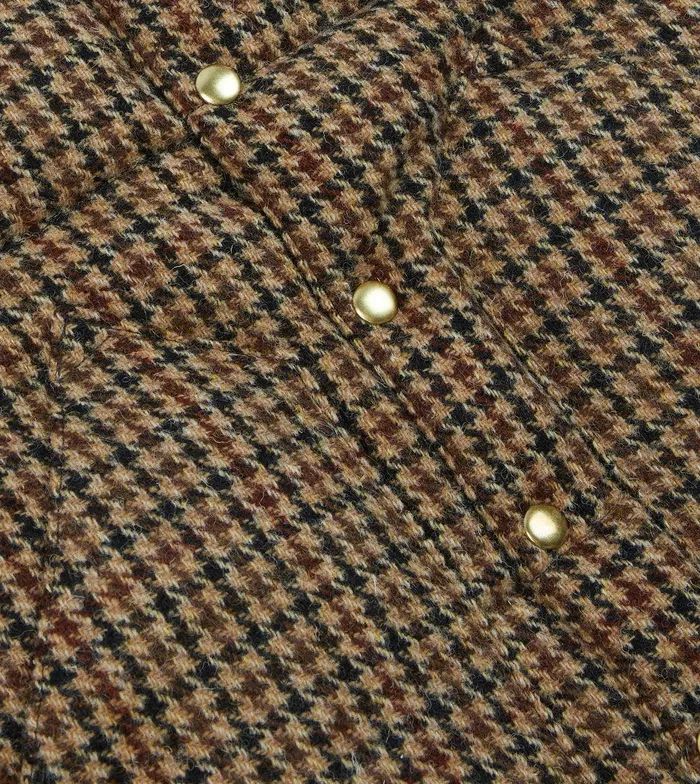 Drake039s Rocky Mountain Featherbed For Drake039s Houndstooth Check Harris Tweed Christy Down Vest 8211 Clothing