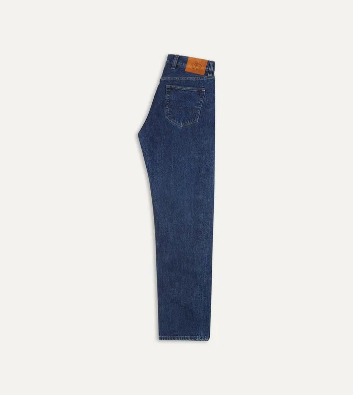 Drake039s Stone Wash 142oz Japanese Selvedge Denim FivePocket Jeans 8211 Clothing