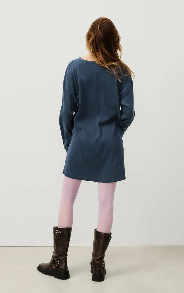 Dress Blarow Melange Navy Women American Vintage Dresses Dress Blarow Melange Navy Women American Vintage Dresses