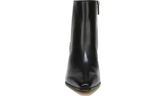 Dress Boots Women Franco Sarto Sarto Brynn Block Heel Bootie Black Leather