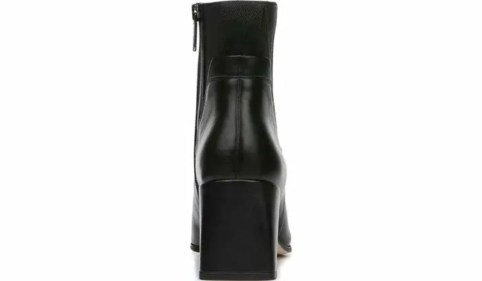 Dress Boots Women Franco Sarto Sarto Brynn Block Heel Bootie Black Leather