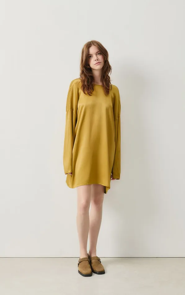 Dress Unyl Golden Women American Vintage Dresses