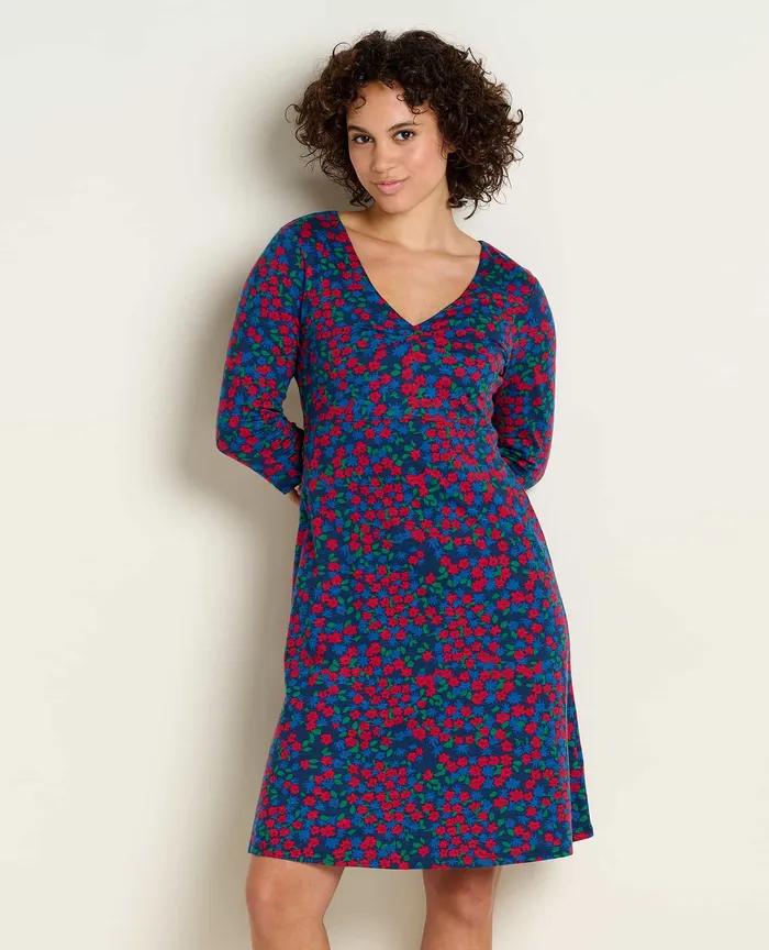 Dresses ToadandCo Women8217s Rosalinda Dress True Navy Florist Print