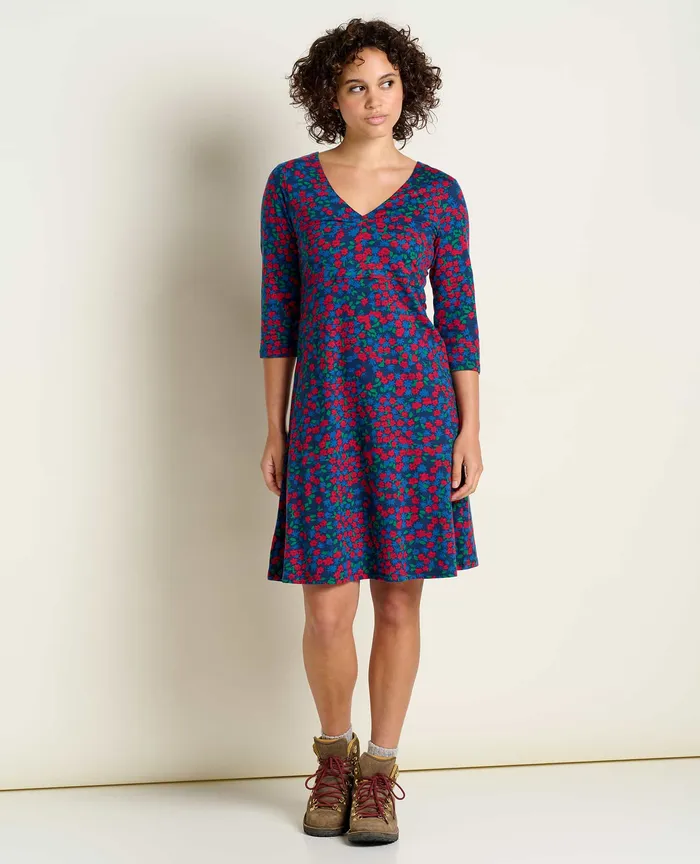 Dresses ToadandCo Women8217s Rosalinda Dress True Navy Florist Print