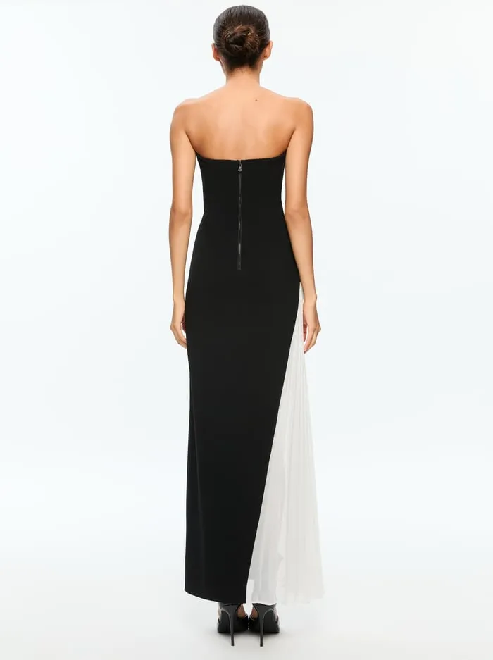 Dresses Women Alice Olivia Retha Maxi Dress Blackoff White