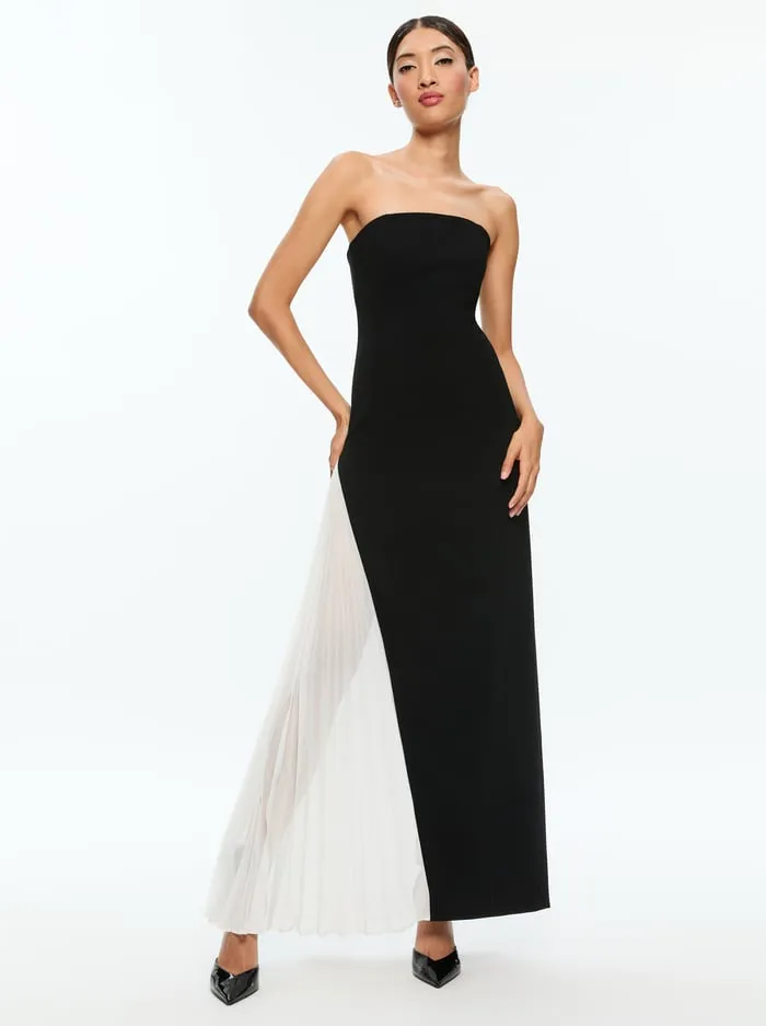 Dresses Women Alice Olivia Retha Maxi Dress Blackoff White