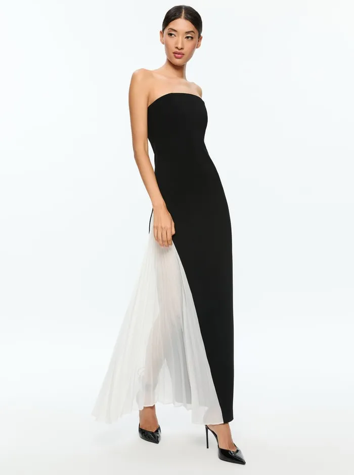 Dresses Women Alice Olivia Retha Maxi Dress Blackoff White