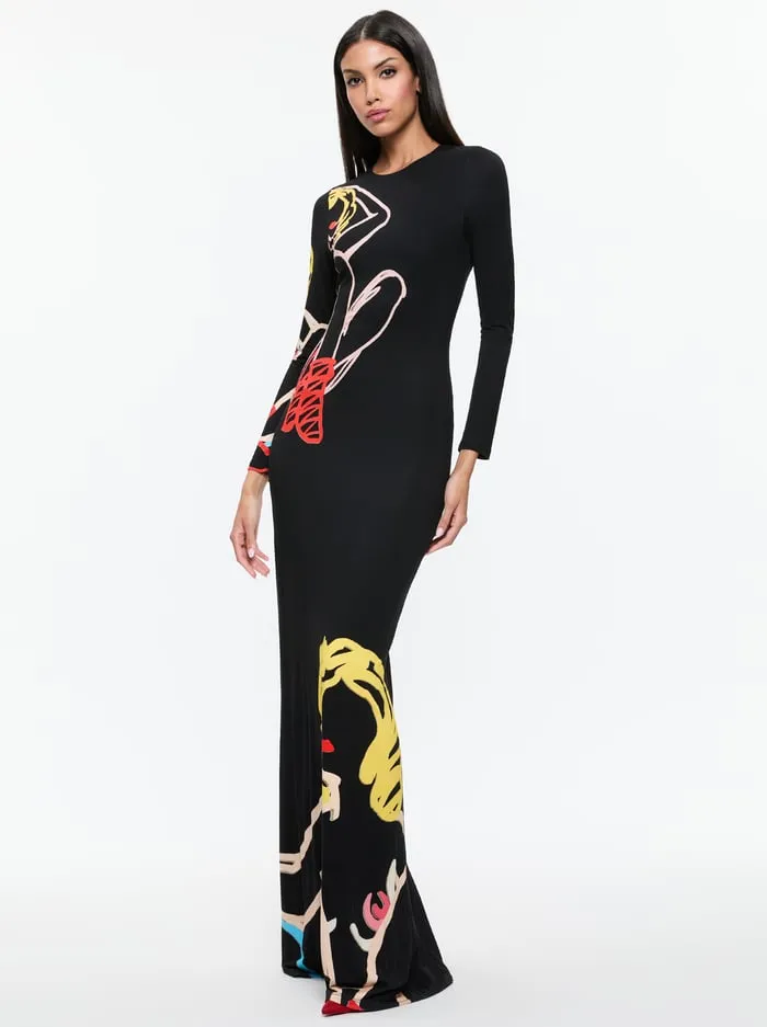 Dresses Women Alice Olivia Tom Wesselmann Delora Open Back Maxi Dress Natural Beauty Dresses Women Alice Olivia Tom Wesselmann Delora Open Back Maxi Dress Natural Beauty