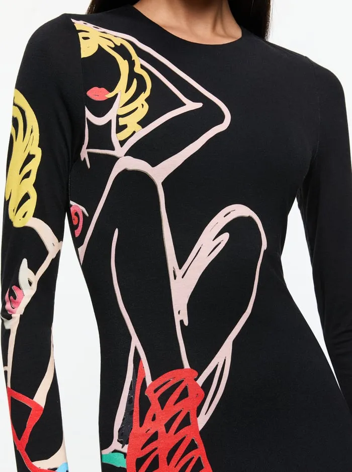 Dresses Women Alice Olivia Tom Wesselmann Delora Open Back Maxi Dress Natural Beauty