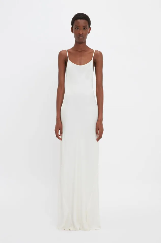 Dresses Women Victoria Beckham FloorLength Cami Dress In Ivory