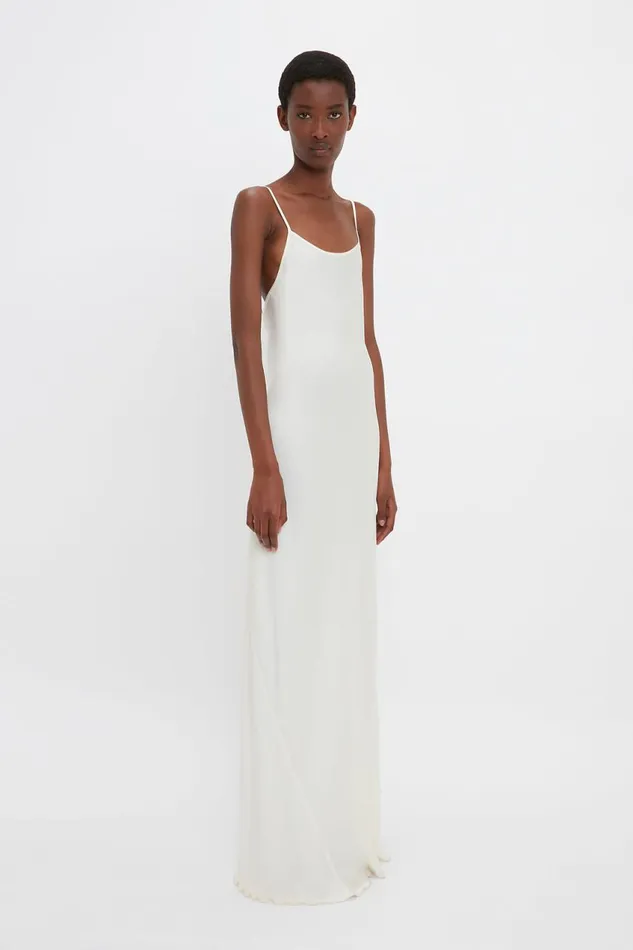 Dresses Women Victoria Beckham FloorLength Cami Dress In Ivory