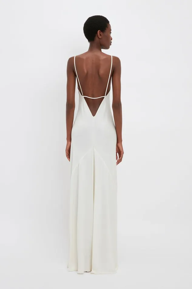 Dresses Women Victoria Beckham FloorLength Cami Dress In Ivory