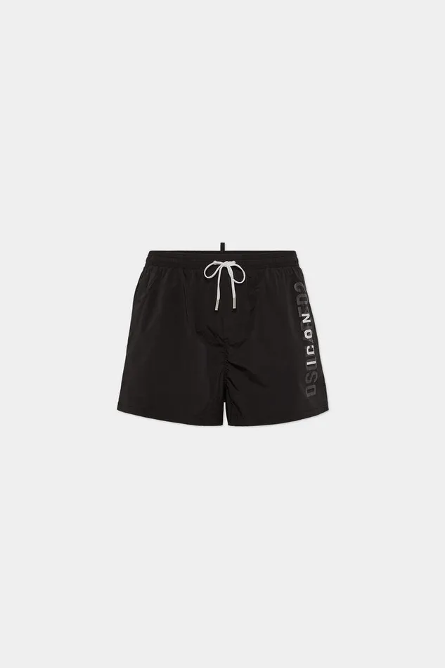 Dsquared2 Beachwear Icon Swim Boxer Midi Blackwhite 8211 Men