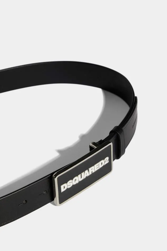 Dsquared2 Belts Logo Plaque Belt Black 8211 Men