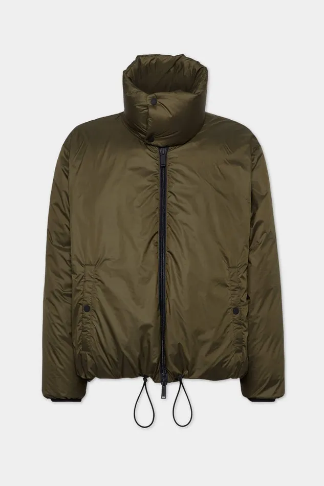 Dsquared2 Coats and Outerwear Light Ball Puffer Jacket Olive Green 8211 Men