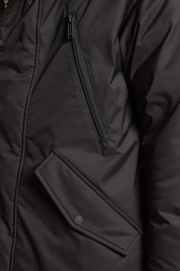 Dsquared2 Coats and Outerwear Techno Down Parka Kaban Black 8211 Men
