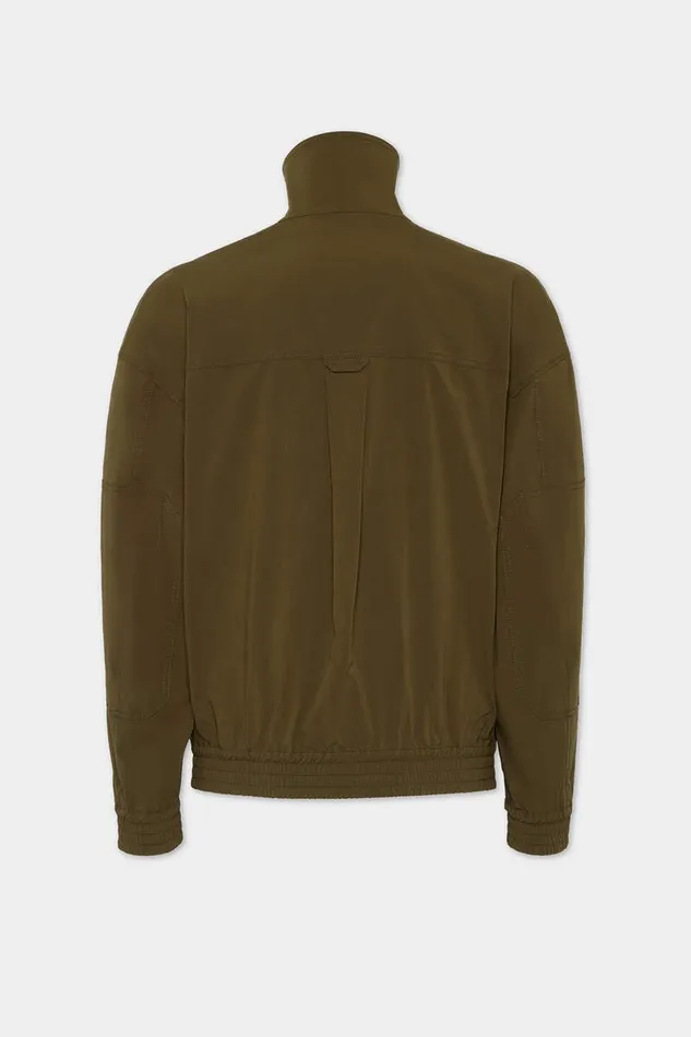 Dsquared2 Coats and Outerwear Utility Track Bomber Beech Brown 8211 Men