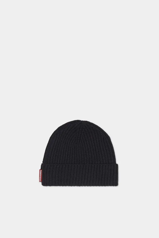 Dsquared2 Headwear Beanie and Gloves Warmy Knit Set Black 8211 Men