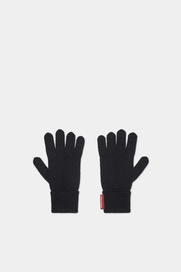 Dsquared2 Headwear Beanie and Gloves Warmy Knit Set Black 8211 Men