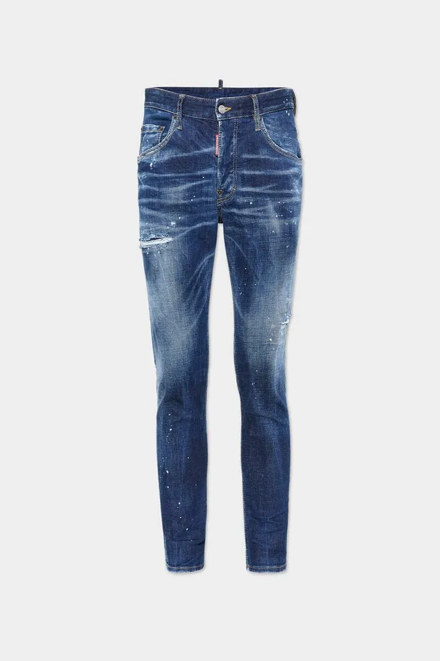 Dsquared2 Jeans Dark Easy Wash Skater Jeans Navy 8211 Men