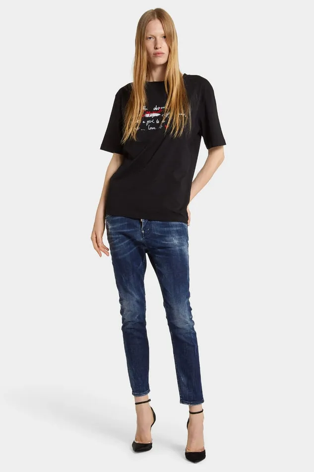 Dsquared2 Jeans Dark Milky Way Wash Cool Girl Jeans Navy 8211 Women