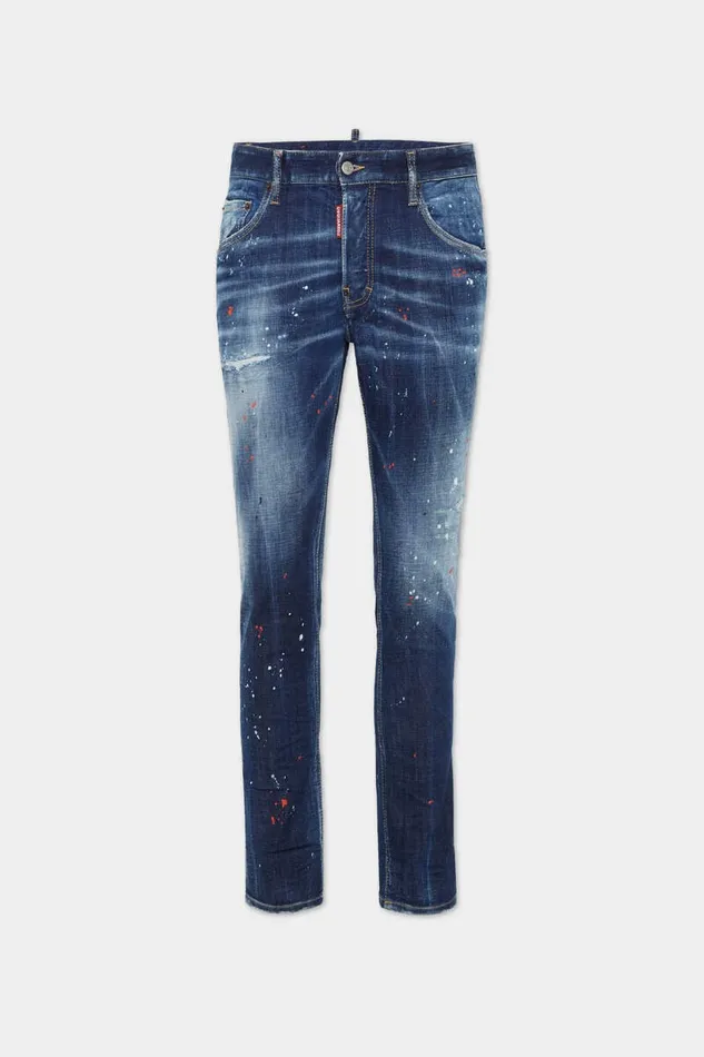 Dsquared2 Jeans Medium Easy Wash Skater Jeans Navy 8211 Men