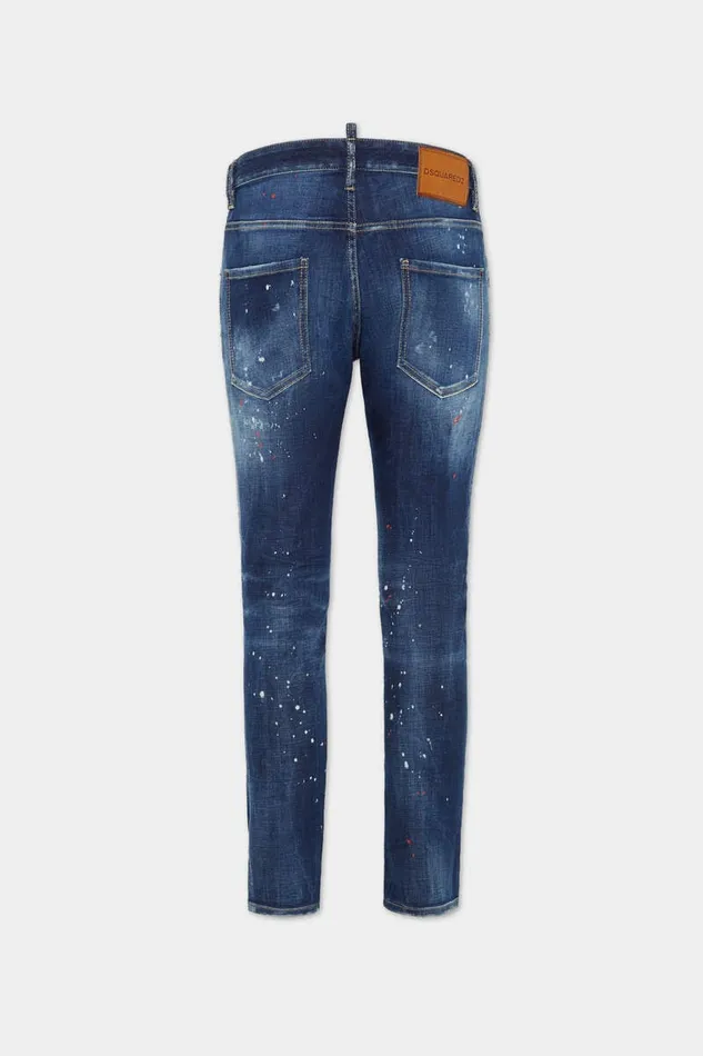 Dsquared2 Jeans Medium Easy Wash Skater Jeans Navy 8211 Men