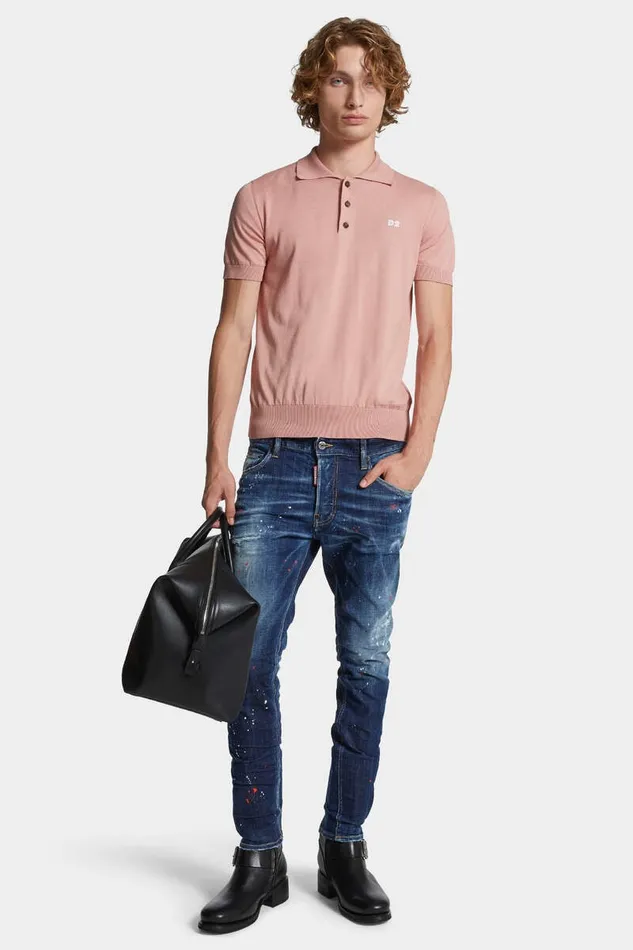 Dsquared2 Jeans Medium Easy Wash Skater Jeans Navy 8211 Men