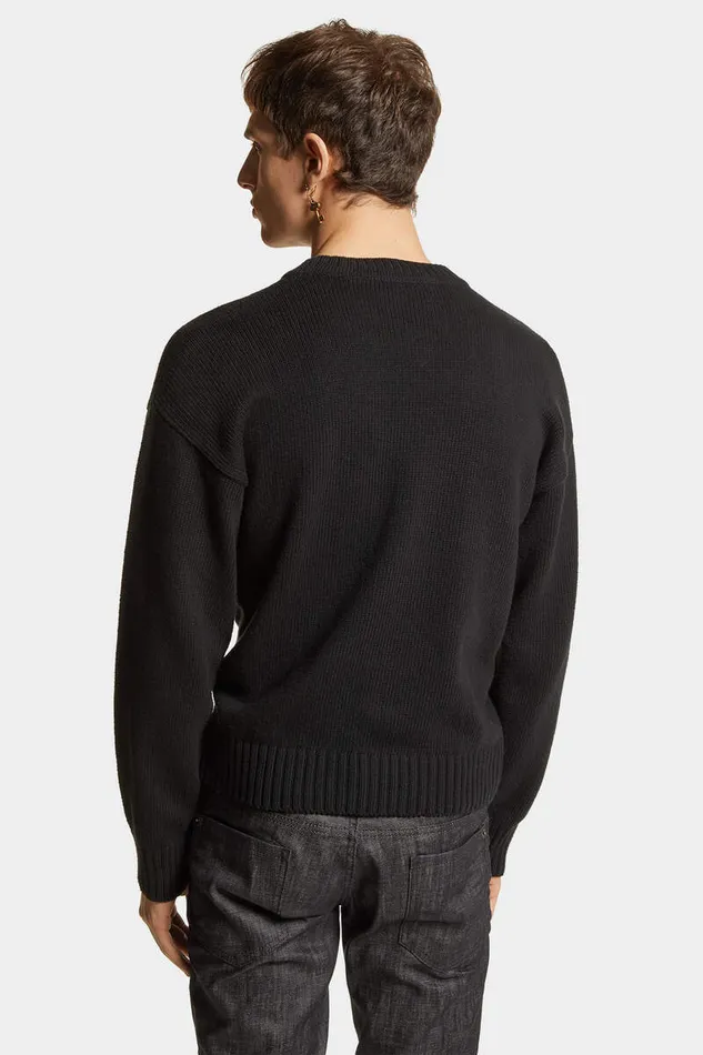 Dsquared2 Knitwear Crewneck Pullover Black 8211 Men