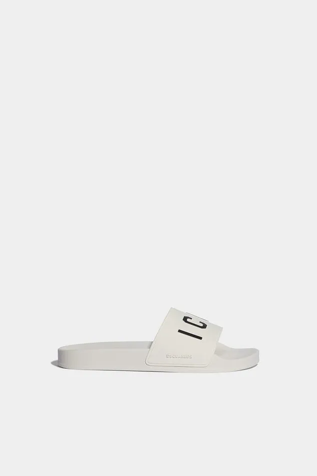 Dsquared2 Sandals and Slides Be Icon Slides White 8211 Men