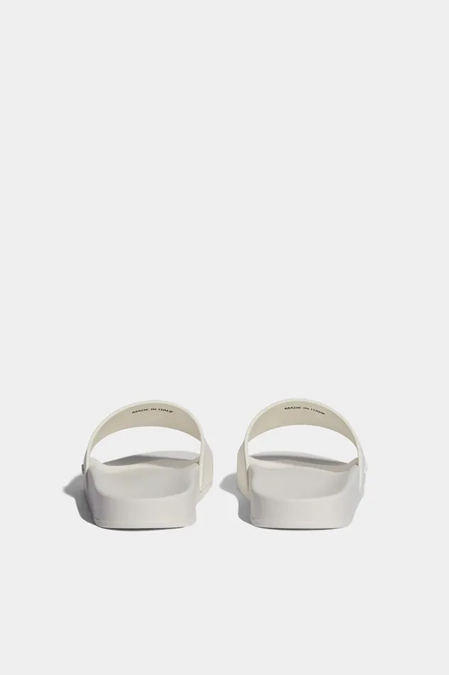 Dsquared2 Sandals and Slides Be Icon Slides White 8211 Men