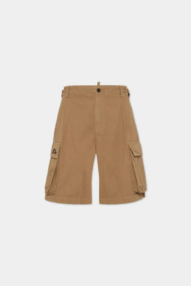 Dsquared2 Shorts Icon New Generation Ripstop Cargo Shorts Khaki 8211 Men