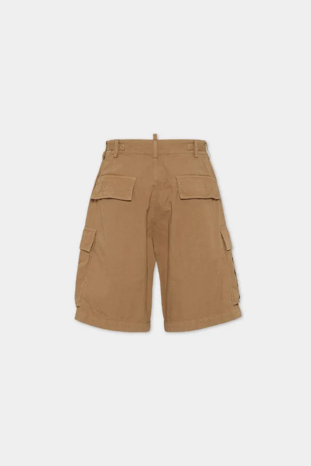 Dsquared2 Shorts Icon New Generation Ripstop Cargo Shorts Khaki 8211 Men