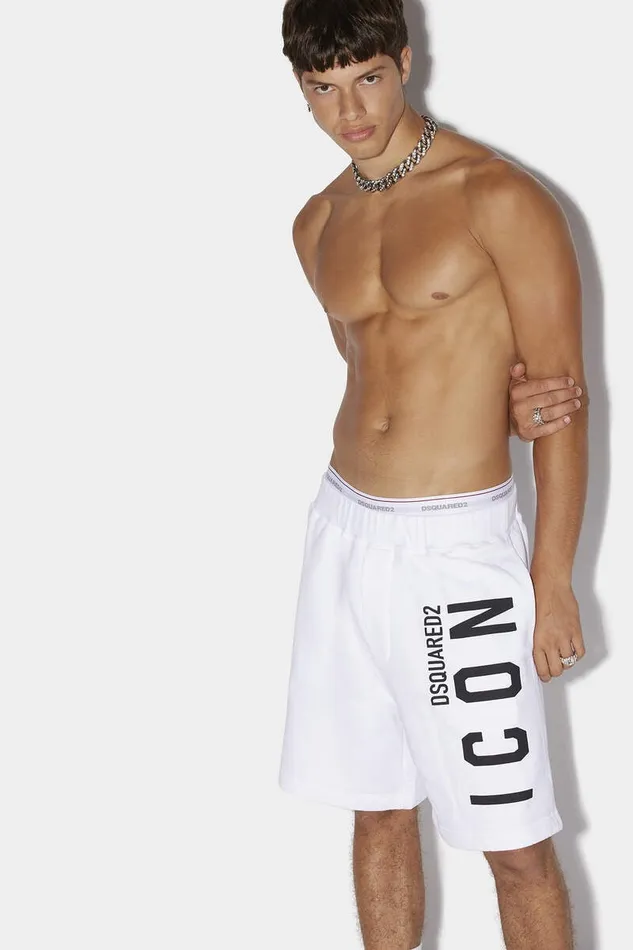 Dsquared2 Shorts Icon Relax Shorts White 8211 Men