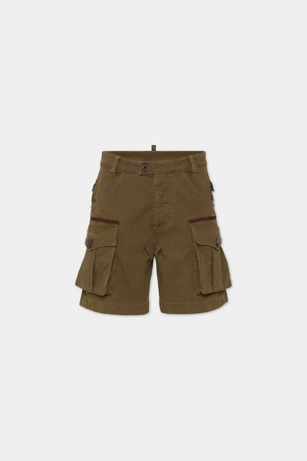 Dsquared2 Shorts Ranger Boxy Shorts Beech Brown 8211 Women