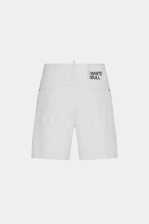 Dsquared2 Shorts White Bull Marine Shorts 8211 Men
