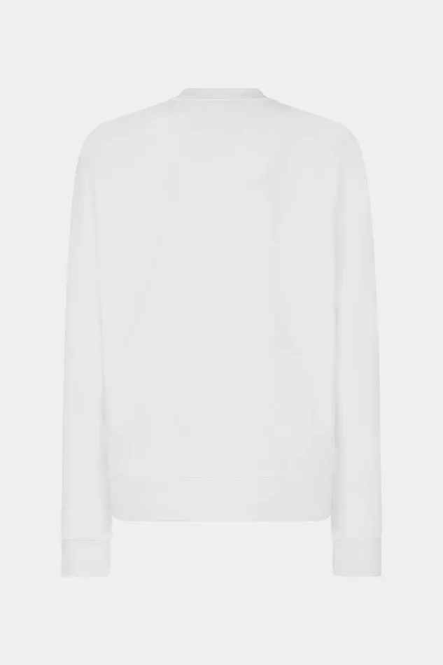 Dsquared2 Sweatshirts Eco Dyed Cool Sweatshirt White 8211 Women